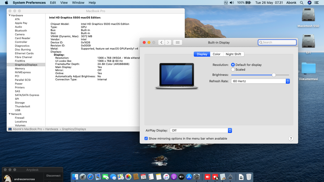 HP Probook 430 G2 [Broadwell  Intel HD 5500] 8